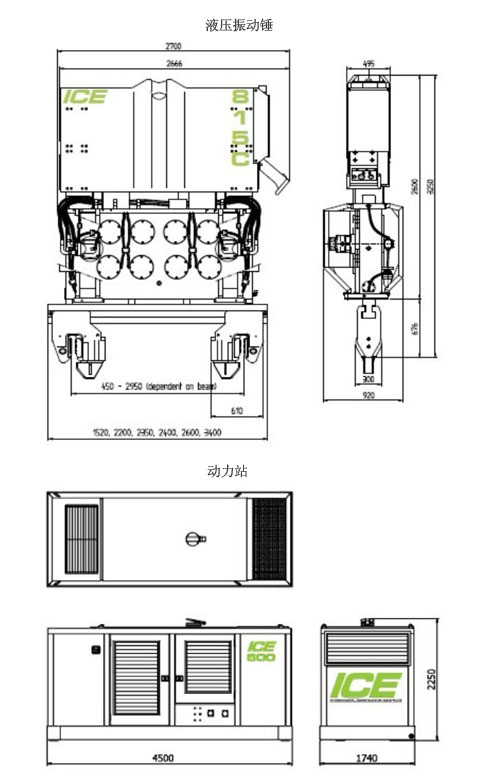 Схема гидравлического вибромолота STARKE 815C
