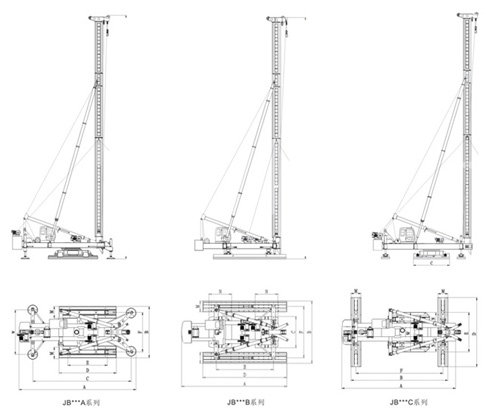 Схема Гидравлической сваебойной установки STARKE JB62C